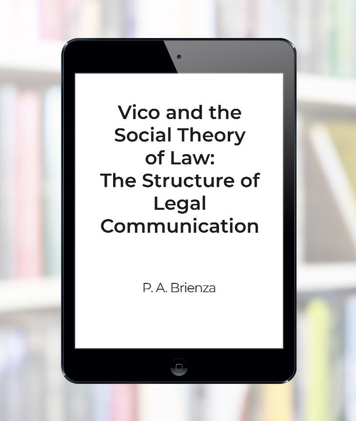 Vico and the Social Theory of Law: The Structure of Legal Communication book cover