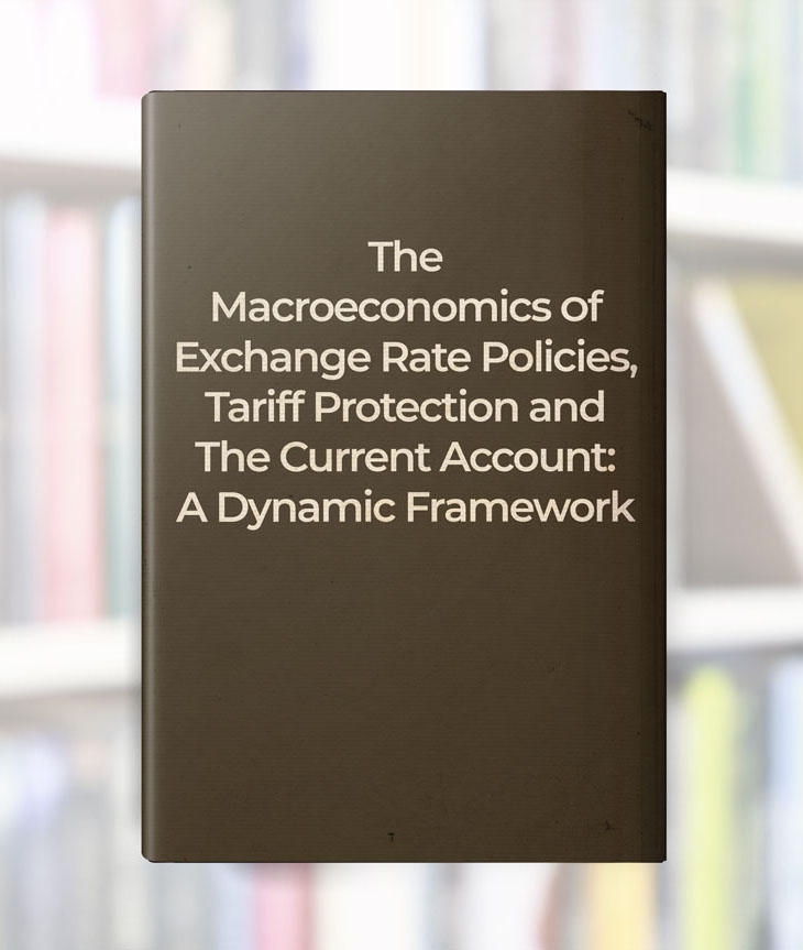The Macroeconomics of Exchange Rate Policies, Tariff  Protection and the Current Account: a Dynamic Framework book cover